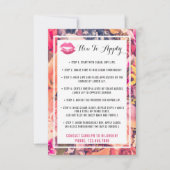 Lipstick Distributor Application / Tips Card (Front)