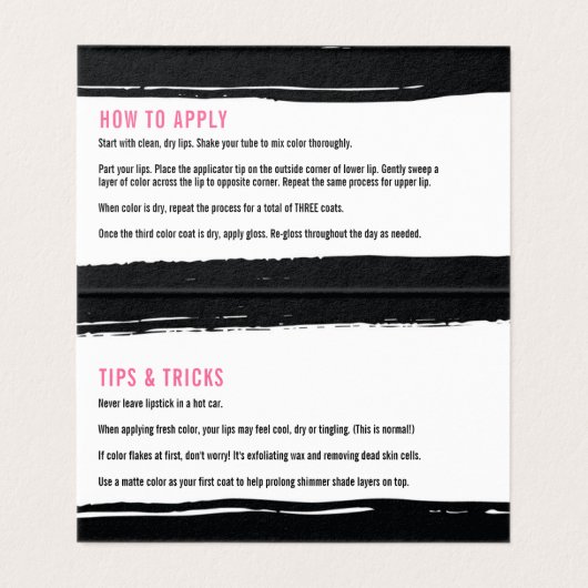Lipstick Distributor How To Apply / Tips & Tricks (Inside Unfolded)