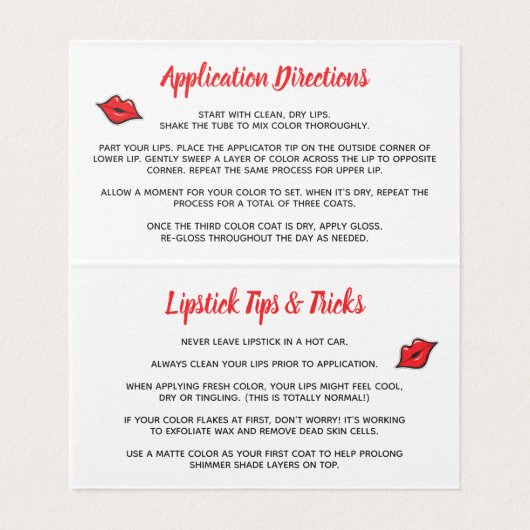 Lipstick Distributor How To Apply / Tips & Tricks (Inside Unfolded)