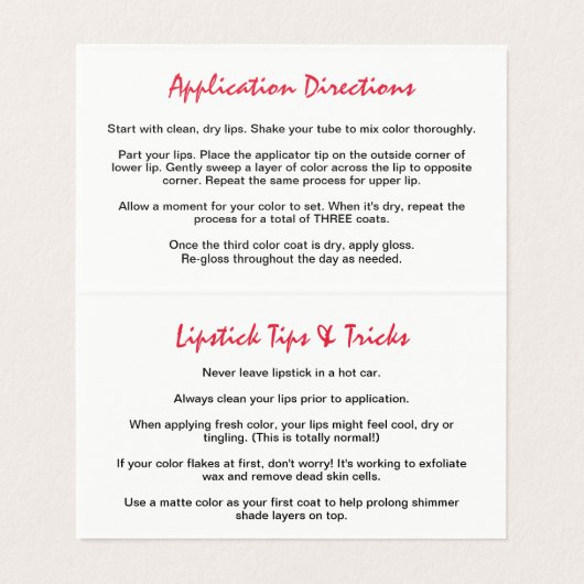 Lipstick Distributor How To Apply / Tips & Tricks (Inside Unfolded)