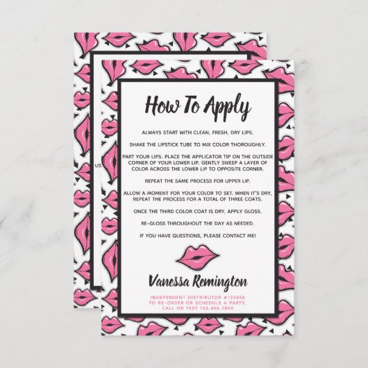 Lipstick Distributor How To Apply / Tips & Tricks (Front/Back)