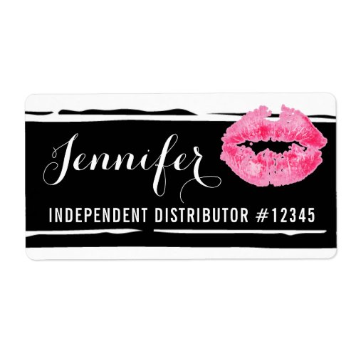 Lipstick Distributor Personalized Hostess Name Tag