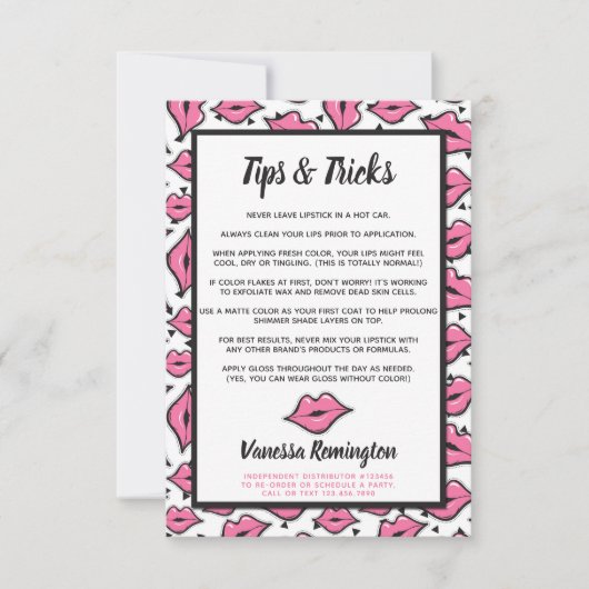 Lipstick Distributor Tips & Tricks Pink Kiss (Front)