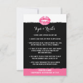 Lipstick Distributor Tips & Tricks Pink Kiss Card (Front)