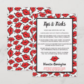 Lipstick Distributor Tips & Tricks Red Kiss (Front/Back)