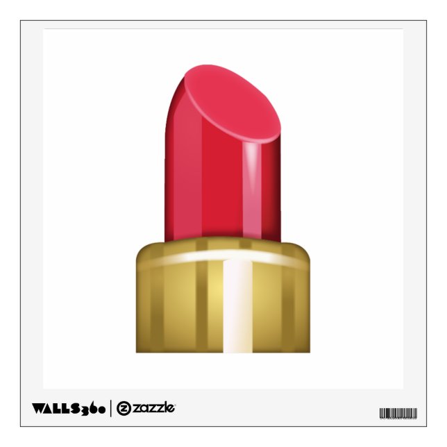 Lipstick - Emoji Wall Decal (Front)