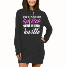 Lipstick Hoodie Dress