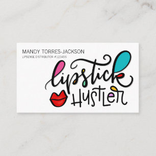 Lipstick Hustler Business Card