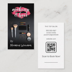 Lipstick Kiss Make Up Tools Business Card