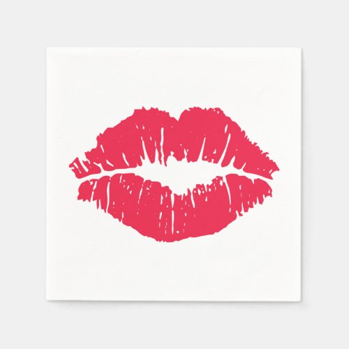 Lipstick Kiss Napkins