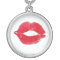 Lipstick kiss necklace