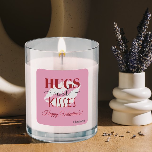 Lipstick Kiss Romantic Valentines Gift for Him Scented Candle (Lipstick Kiss Romantic Valentines Gift for Him Scented Candle)