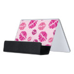 Lipstick Kiss Shape Print Pattern Desk Business Card Holder