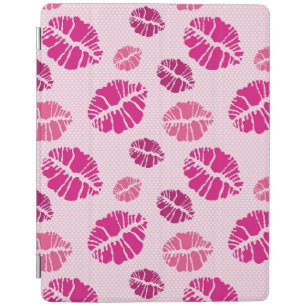 Lipstick Kiss Shape Print Pattern iPad Smart Cover