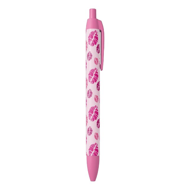 Lipstick Kiss Shape Print Pattern Pen (Bottom (Vertical))