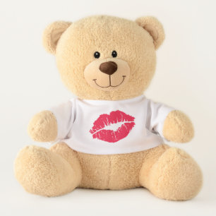 Lipstick Kiss Teddy Bear