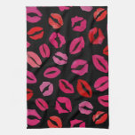 Lipstick Kisses Kitchen Towel at Zazzle