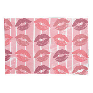 Lipstick Kisses Pillow Case