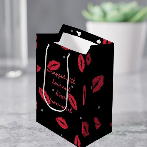 Lipstick Kisses Small Gift Bag