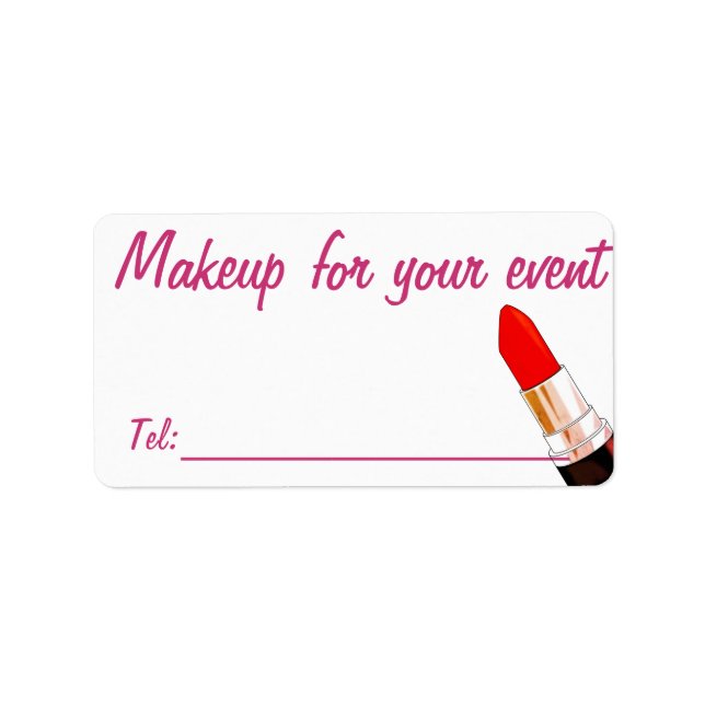 Lipstick Label (Front)