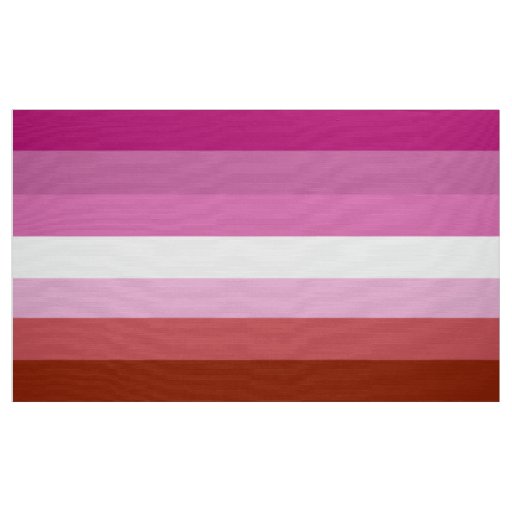 Lipstick Lesbian Pride Colors - Fabric
