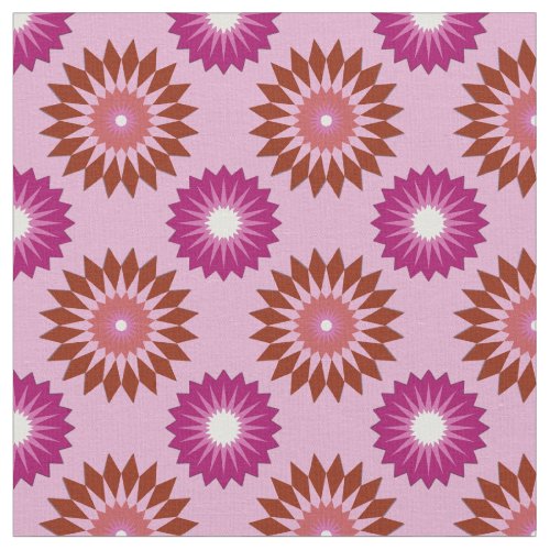 Lipstick lesbian pride colors pink flower pattern fabric