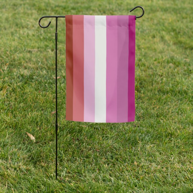 Lipstick Lesbian Pride flag (In SItu)