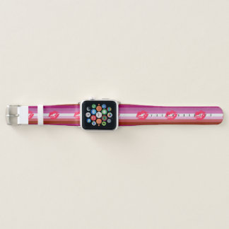 Lipstick Lesbian Pride Flag Apple Watch Band
