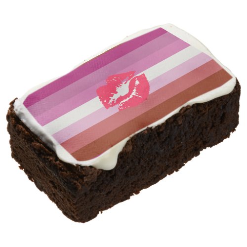 Lipstick Lesbian Pride Flag Brownie