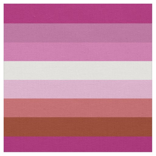 Lipstick Lesbian Pride flag Fabric