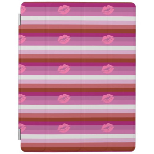 Lipstick Lesbian Pride Flag iPad Smart Cover