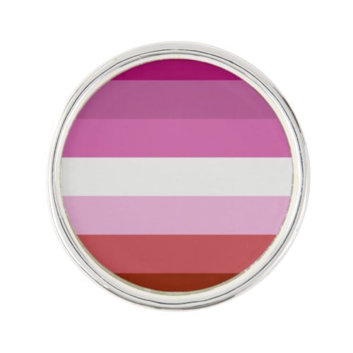 Lipstick Lesbian Pride flag Lapel Pin