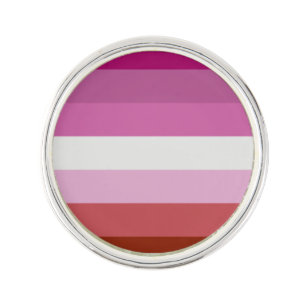 Lipstick Lesbian Pride flag Lapel Pin