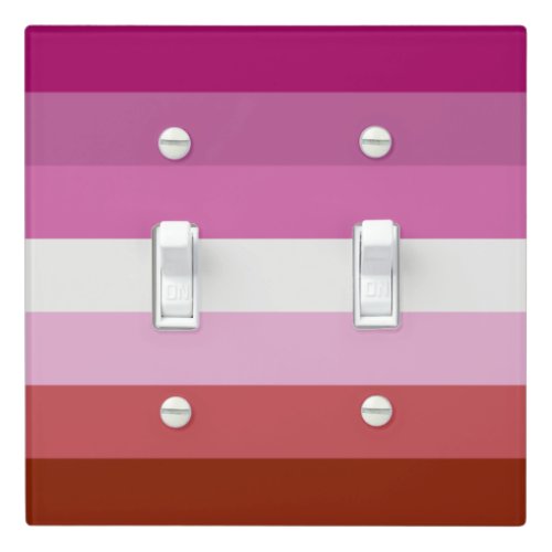 Lipstick lesbian Pride flag Light Switch Cover