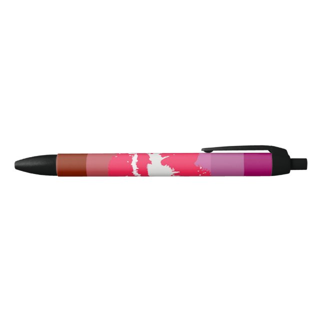 Lipstick Lesbian Pride Flag Pen (Top)