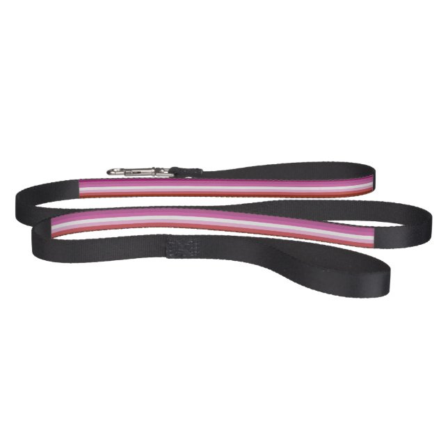 Lipstick Lesbian Pride flag Pet Leash (Full)