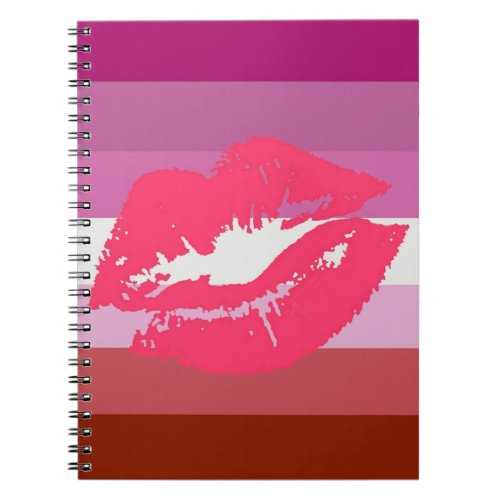 LIPSTICK LESBIAN PRIDE NOTEBOOK