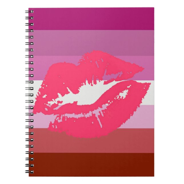 LIPSTICK LESBIAN PRIDE NOTEBOOK (Front)