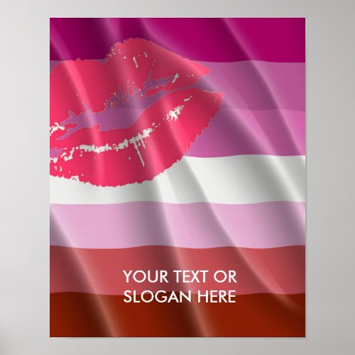 LIPSTICK LESBIAN PRIDE POSTER