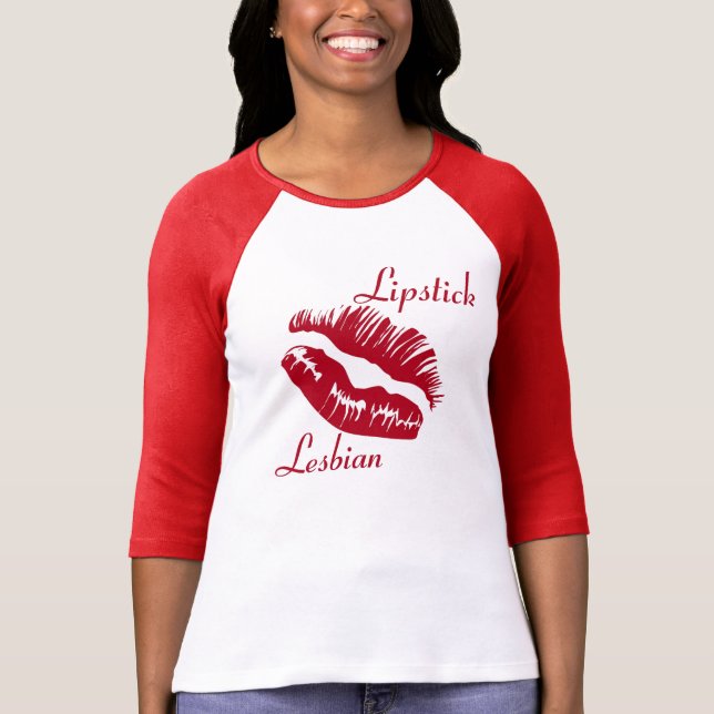 Lipstick Lesbian T-Shirt (Front)