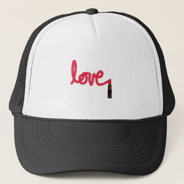 Lipstick Love Trucker Hat (Front)