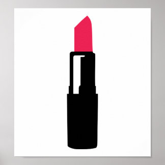 Lipstick make up kiss poster