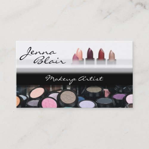 Lipstick Makeup Artist Business Card