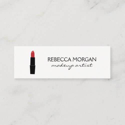 Lipstick Mini Business Card