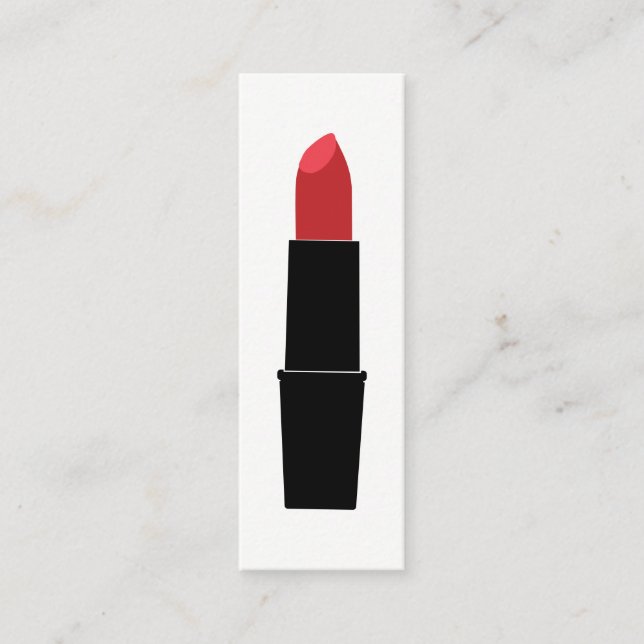 Lipstick Mini Business Card (Front)
