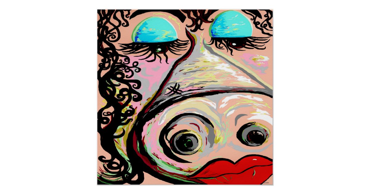 Lipstick on a Pig! Poster Zazzle