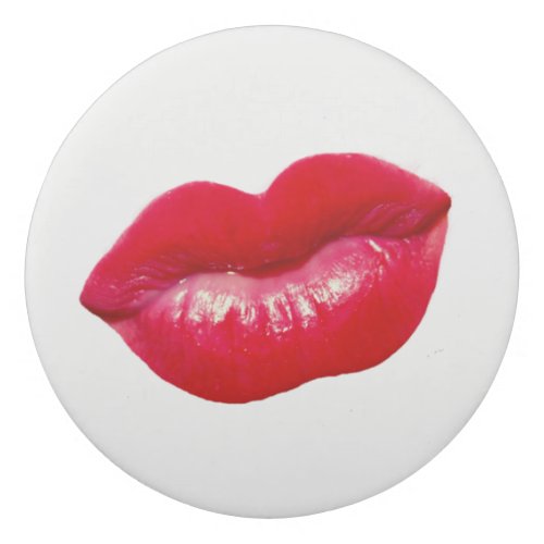 Lipstick on the juicy lips eraser