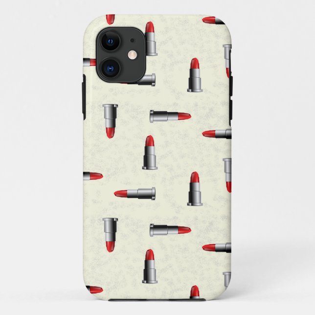 lipstick pattern Case-Mate iPhone case (Back)