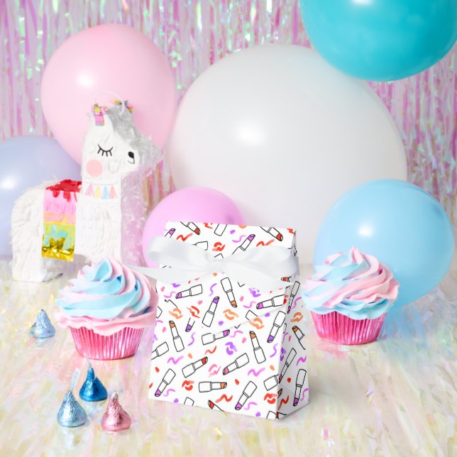 Lipstick Pattern Favor Boxes (Party)