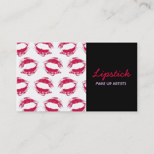 Lipstick Print Business Card